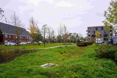 Op de foto is een woonwijk te zien. Een van de projecten in het onderzoek van Atab.
